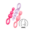 Satisfyer Booty Call Anal Plug sett - Pink