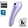 Satisfyer Dual Pleasure Air Pulse Vibrator m. App - Lilla