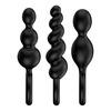 Satisfyer Booty Call Anal Plug sett - Sort