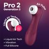 Satisfyer Pro 2 Generation 3 Klitoris Stimulator - Rød