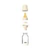 BIBS Glass Boheme Babyflaske Rund lateks 120 ml. Slow Flow Ivory - 1 stk.