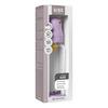 BIBS Glass Boheme Babyflaske Rund lateks 240 ml. Medium Flow Violet Sky - 1 stk.