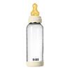 BIBS Glass Boheme Babyflaske Rund lateks 240 ml. Medium Flow Ivory - 1 stk.