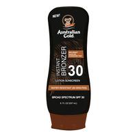 Australian Gold Lotion Sunscreen with bronzer SPF30 - 237 ml.