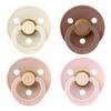 BIBS Colour Latex Rund Ivory/Blush/Woodchuck/Blossom 4 pak - Flere størrelser