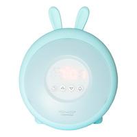 Rabbit & Friends Wakeup Lampe m. Vekkerklokke Blå - 1 stk.