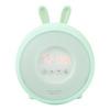 Rabbit & Friends Wakeup Lamp med vekkerklokke Grønn - 1 stk.
