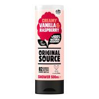 Original Source Vanilla & Raspberry Shower Gel - 500 ml.