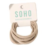 SOHO Alena Hårstrikker Beige - 6 stk.