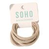 SOHO Alena Hårstrikk Beige - 6 stk.