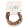 SOHO Alena Hårstrikk Beige Mix - 6 stk.