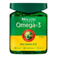 Møllers Pharma Omega-3 kapsler med vitamin D+E - 80 stk.