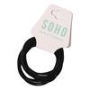 SOHO Ellie Hair Elastic Svart - 10 stk.