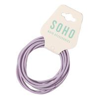 SOHO Ellie Hårstrikk Lilla - 10 stk.