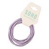 SOHO Ellie Hair Elastic Purple - 10 stk.
