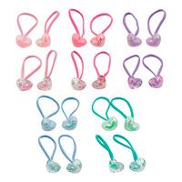 SOHO Akio Hårstrikker Hjerter - 20 stk.