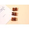 SOHO Lucca Mini Hair Clips Brown - 12 stk.