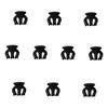 SOHO Etta Hair Clips Black - 10 stk.