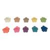 SOHO Etta Hair Clips Pastel Flower - 10 stk.