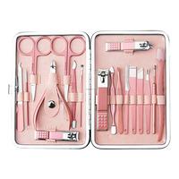 UNIQ 18-i-1 Manicure / Grooming Kit Rosegull - 18 stk.