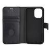 RadiCover Mobilcover Strålingsbeskyttelse 2in1 svart skinn - iPhone 16 - 1 stk.