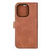 RadiCover Mobilcover Strålingsbeskyttelse 2in1 Brunt skinn - iPhone 16 Pro - 1 stk.