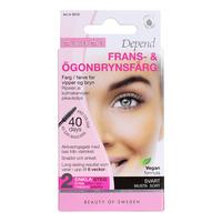 Depend Vippe- & Øyenbrynsfarge - Sort