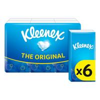 Kleenex Original Pocket Packs - 6 stk