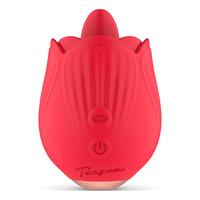Teazers Licking & Vibrating Rose Vibrator - 1 stk.