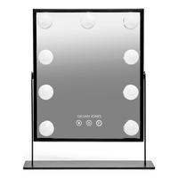 Gillian Jones Makeup Artist Mirror med 9 kraftige LED pærer - Svart - 1 stk.