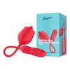 Teazers Rose Vibrator med Thrusting Dildo - 1 stk.