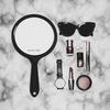 Gillian Jones Dobbeltsidig håndspeil med 5 x forstørrelse – sort