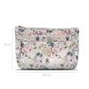 Gillian Jones 3 rom kosmetikkveske med rosa storblomstertrykk - 1 stk.