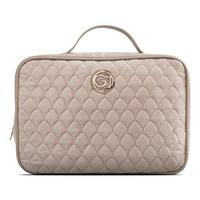 Gillian Jones 2-roms Sminkebag Beige Velour