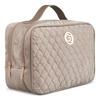 Gillian Jones 2-roms Sminkebag Beige Velour