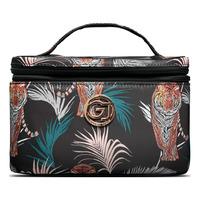 Gillian Jones Beautyboks sort tigre og palme print - 1 stk.
