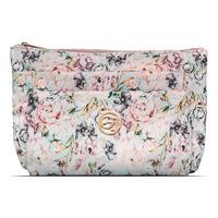Gillian Jones 3 rom kosmetikkveske med rosa storblomstertrykk - 1 stk.