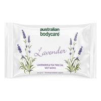 Australian Bodycare Lavender Wet Wipes - 24 stk.