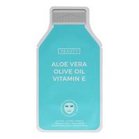 YEAUTY Ansiktsmaske Aloe Vera/Olive Oil/ Vitamin E - 1 stk.