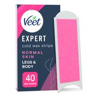 Veet Easy-Gel Wax Strips Body & Legs - 40 stk.