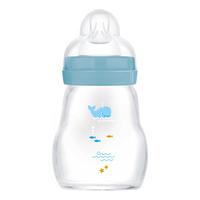 MAM Feel Good Babyflaske i glass 170 ml 0+ måneder - Blå