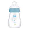 MAM Feel Good Babyflaske i glass 170 ml 0+ måneder - Blå