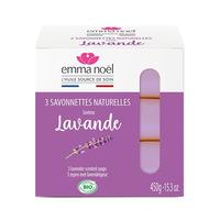 Emma Noel Lavendelsåpe ØKO - 3 x 150 g