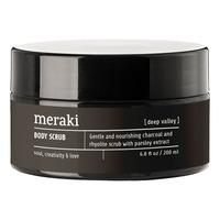 Meraki Charcoal Bodyscrub Deep Valley - 200 ml.