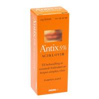 Antix krem 5% pumpeflaske - 2 g