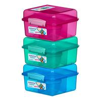 Sistema Lunch Cube Max with Youghurt Pot 2L - Flere Farver