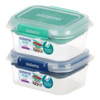 Sistema Stax Rectangle To Go 1 L Blå - 1 stk