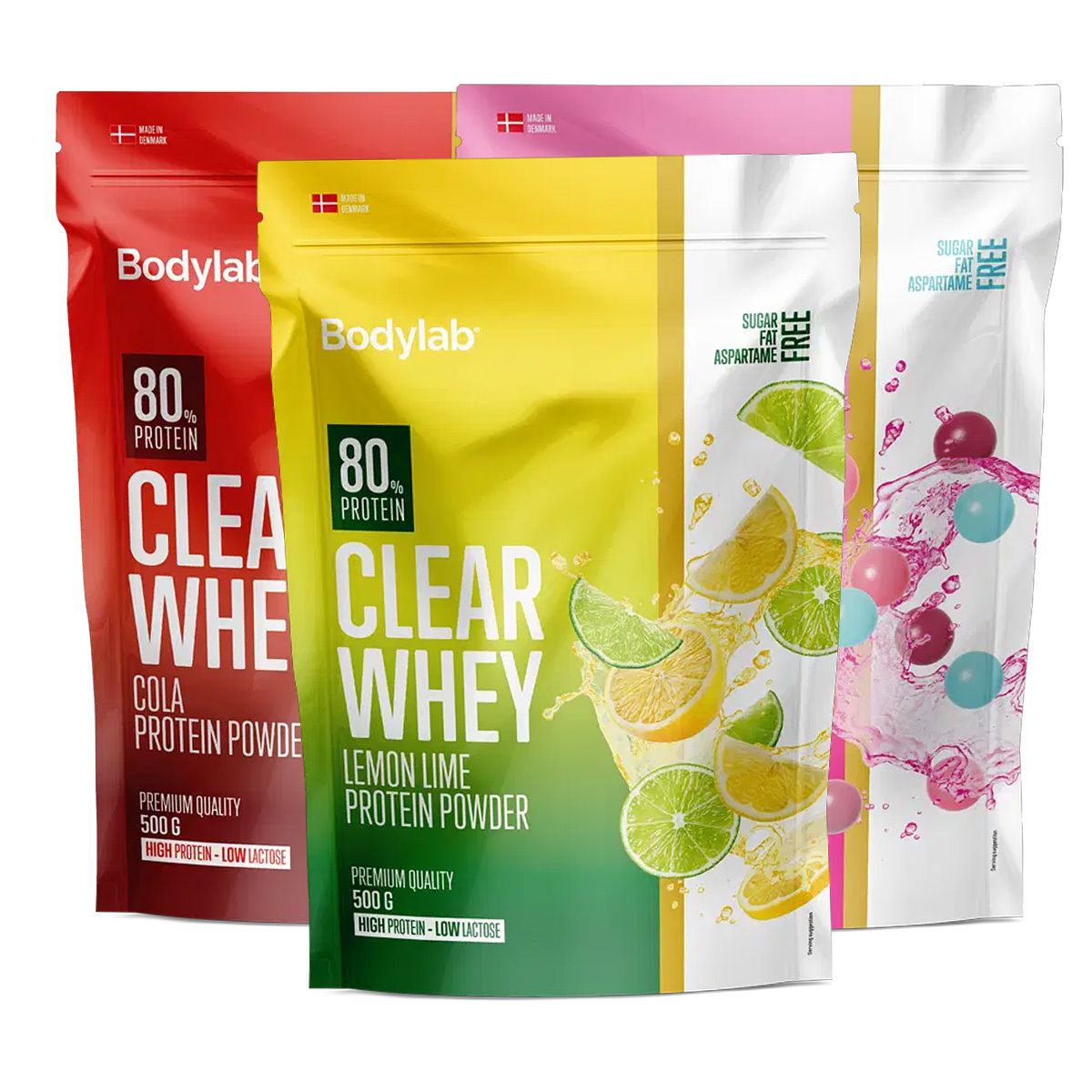 Kjøp Bodylab Clear Whey - Flere smaksvarianter - 500 g hos Med24.no