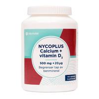 Nycoplus Calcium 500 mg + vitamin D3 20 µg tabletter - 100 stk.