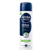 Nivea Derma Control Sensitive Male Spray - 150 ml.
